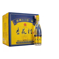 汾酒 股份53度750ml*12瓶整箱装金标杏花村酒山西清香型粮食白酒