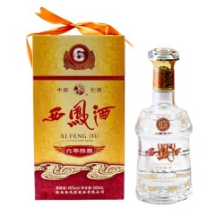西凤酒 西凤六年陈酿45度绵柔凤香型单瓶500ml/西凤6年