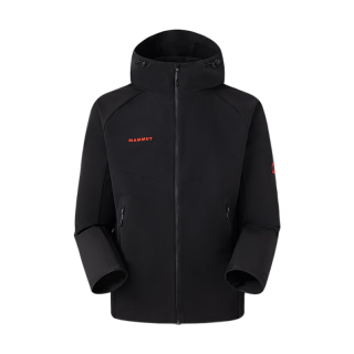 MAMMUT Macun 2.0 防风防泼水软壳夹克 1011-02420 男款 黑色 L