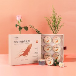 茶之隙 红参桂圆玫瑰茶枸杞红枣桑葚花茶包
