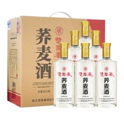 楚園春 苦荞酒42度整箱6瓶楚园春荞麦酒苦荞白酒纯粮食酒湖北特产口粮酒