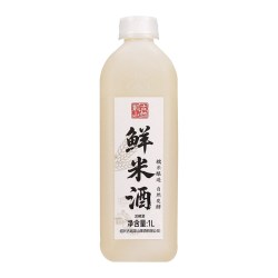 古越龙山 绍兴鲜米酒原味糯米酒1L桶装醪糟米酒女士低度微醺甜酒