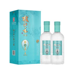 枝江 王真选9柔和浓香型风味52度白酒500ml*2瓶装纯粮食酒口粮白酒