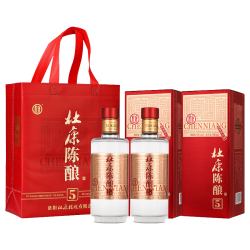 杜康 洛阳杜康陈酿5酒52度浓香型纯粮食白酒绵柔适口老窖陈酿自饮送礼