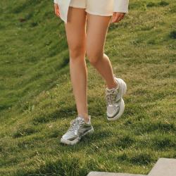 高跟73小时 女鞋周日暂停银色休闲鞋时尚老爹鞋