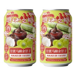 Taste Room 风味屋 甘蔗马蹄余甘子西打酒330ml罐装整箱
