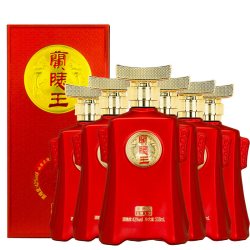 兰陵 42度兰陵王整箱浓香型白酒纯粮山东送礼官方旗舰店加量不加价