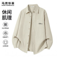 马克华菲 【泡泡纱】翻领衬衫