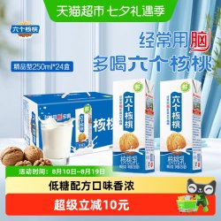 六个核桃 精品型植物蛋白核桃乳饮料 250ml*12罐