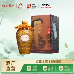 西凤酒 55度美人头 凤香型高端收藏送礼白酒单瓶500ml