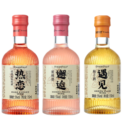 乳果那年 果酒女士低度甜酒微醺邂逅蜜桃酒热恋遇见梅子酒150ml装