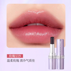 LESSXCOCO 丝绒柔雾哑光滋润保湿不沾杯口红 玫瑰豆沙*1支装