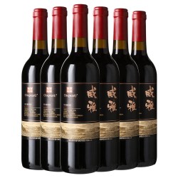 张裕 官方13.5度赤霞珠干红葡萄酒整箱6瓶威雅大众热销款囤货