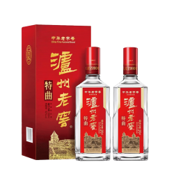 泸州老窖 特曲 500ml*2瓶52度浓香型白酒送礼新老包装随机发