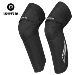 洛克兄弟 摩托车护膝保暖加厚冬季防摔防风骑行护具电动车护腿防寒