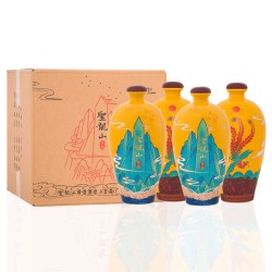 圣龙山 8度非绍兴加饭黄酒纯粮食自然发酵酒(1500ml*4坛/箱)