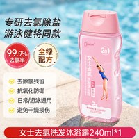 移动端、88VIP：袋鼠杰克 游泳专用去氯洗发水沐浴露二合一专业除氯去盐成人男女