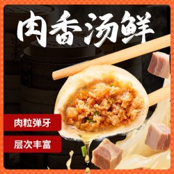 王继莲 小笼 王继莲 杭州鲜肉小笼包 鲜猪肉小笼包240g*4袋