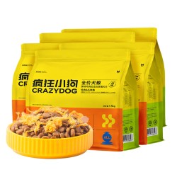 疯狂小狗 拼派肉松狗粮泰迪幼犬小型犬成犬柯基柴犬比熊专用7.5kg