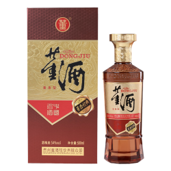 董酒 [新品试用]董酒董香经典54度500ml单瓶盒装贵州董香型白酒宴请