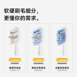 徕芬 电动牙刷官配刷头Pro刷头单支装 6支 SS款-护龈清洁