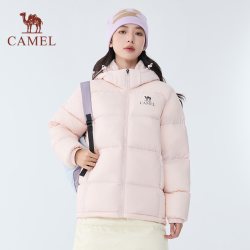 骆驼 户外羽绒服可拆帽情侣防风保暖面包服