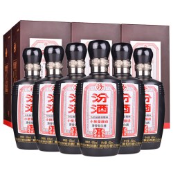 汾酒 山西杏花村汾酒45度小批量酿造十万票汾酒450ml*6清香型白酒礼盒