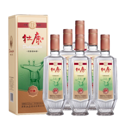 杜康 酒经典白酒 浓香型纯粮食酒52度500mL*6瓶整箱高粱酒送礼宴请
