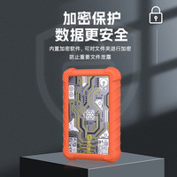 GETEA 4TB 3.5英寸 Type-C 3.1 CMR垂直机械硬盘 金属外壳