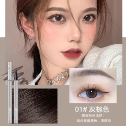 MONLEYTA 2支|液体极细水眉笔持久防水防汗野生眉画眉正品仿真神器根根分明