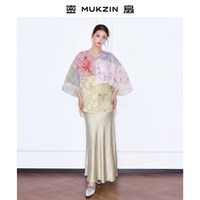 密扇 2026夏季新款「锦衣」新中式非遗哈密手绣薄款拼接短袖上衣