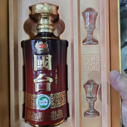 国台 龙拥天下 53度 酱香型白酒 500mL 1瓶