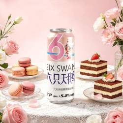 六只天鹅 原浆中浓度精酿啤酒 听装500ml*3罐