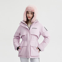 波司登 羽绒服女冰雪运动保暖外套工装派克风
