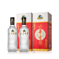 古井贡酒 50度龙韵 浓香型纯粮酒白酒500mL红款 送礼袋