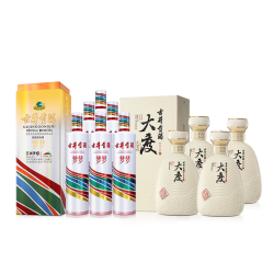 古井贡酒 梦梦50度750ml*6瓶+大度50度500ml*4瓶白酒