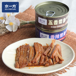 水一方 五香带鱼罐头150g