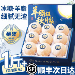 山姆大叔 山东正宗秋月梨新鲜梨子雪梨应季水果礼盒中秋 【金奖级-鲜甜脆300g-303g 5斤装