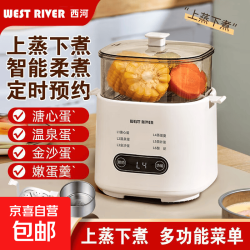 煮蛋器蒸蛋器电蒸锅小型炖蒸煮一体小蒸锅煎蛋锅小型蒸煮鸡蛋神器家用宿舍电煎锅小电器小电锅