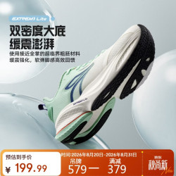 361° 赤焰MAX 男子跑鞋 672522225-2 羽毛白/蛋壳绿 43