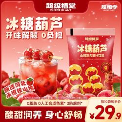 超植季 冰糖葫芦山楂果汁饮品饮料润养秋冬便携袋装饮料