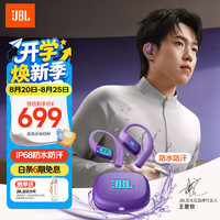 JBL Endurance Zone 真无线挂耳式蓝牙耳机 波斯紫