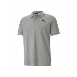 PUMA 纯色直筒 POLO衫 舒适透气轻便合身男款短袖T恤