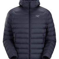 ARC'TERYX Arcteryx始祖鸟Cerium  Hoody保暖鹅绒羽绒服男连帽外套夹克 集货 balck sapphire/蓝黑色 S