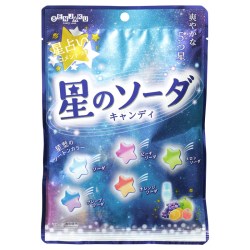 日本进口扇雀饴星星糖水果味高颜值送女友汽水硬糖果喜糖儿童零食
