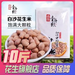 盛泰壹斗粮 10斤农家大颗粒白沙花生米 无壳花生仁