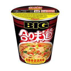 日清食品 日清合味道BIG泡面大杯赤豚骨浓汤方便面汤底3杯速食汤面