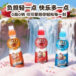 熊津 Woongjin 熊津 韩国啵乐乐同工厂儿童饮料 可可蒙多口味果味果汁饮品
