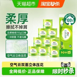 心相印 云感柔肤系列 有芯卷纸 4层