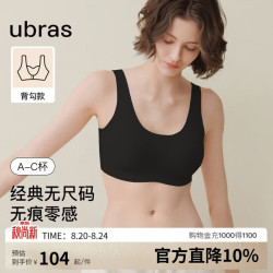 Ubras 抗菌 女士文胸 黑色
